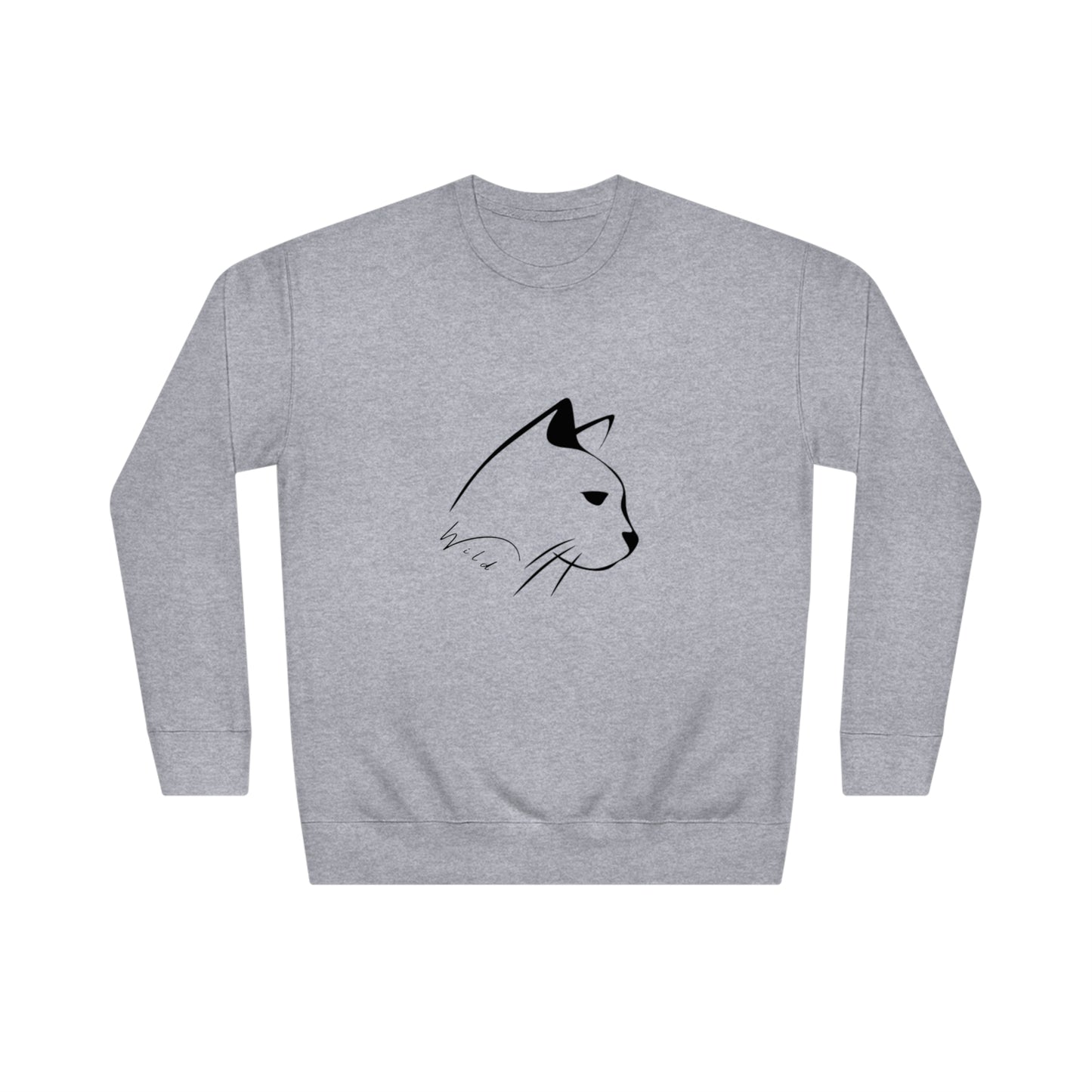 Wild Mountain Cat Unisex Crew Sweatshirt