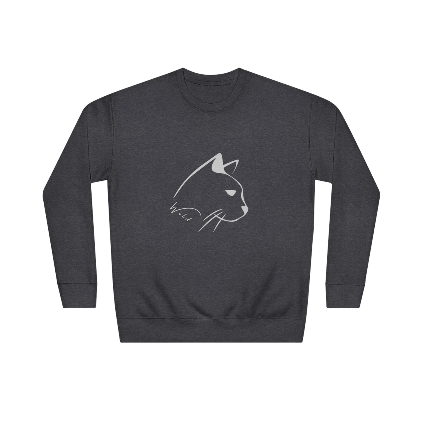 Wild Mountain Cat Unisex Crew Sweatshirt