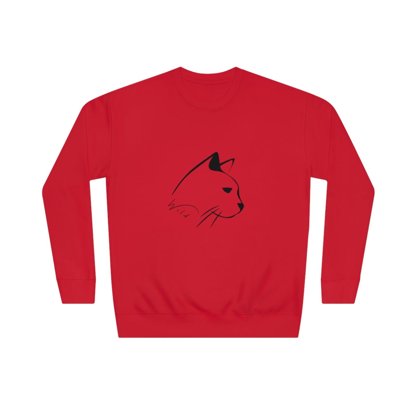 Wild Mountain Cat Unisex Crew Sweatshirt