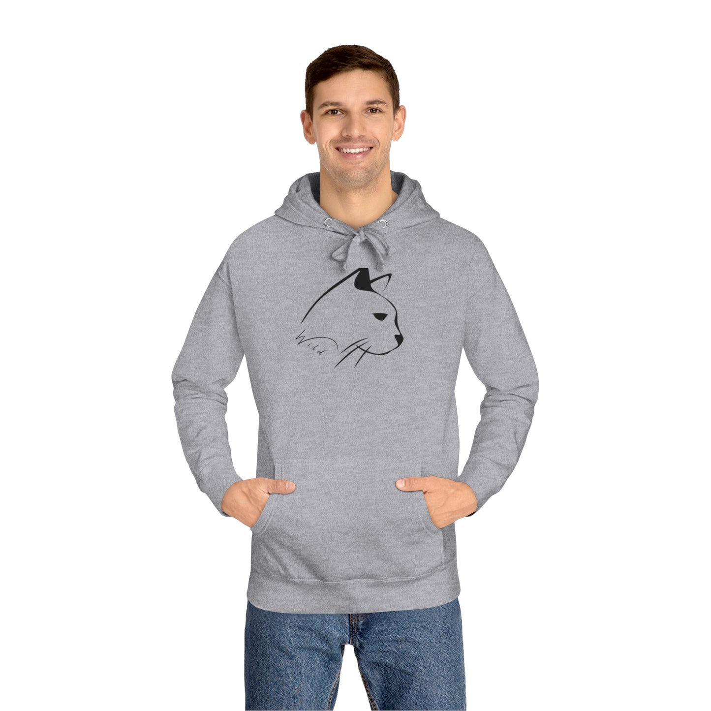 Wild Cat Mountain Unisex Fleece Hoodie