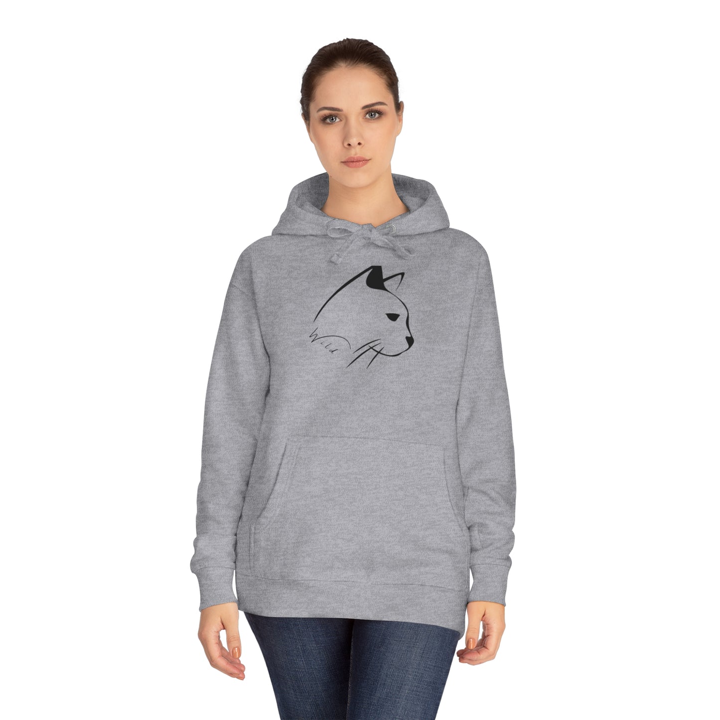 Wild Cat Mountain Unisex Fleece Hoodie