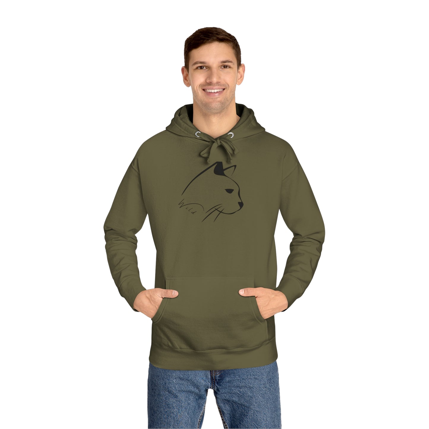 Wild Cat Mountain Unisex Fleece Hoodie