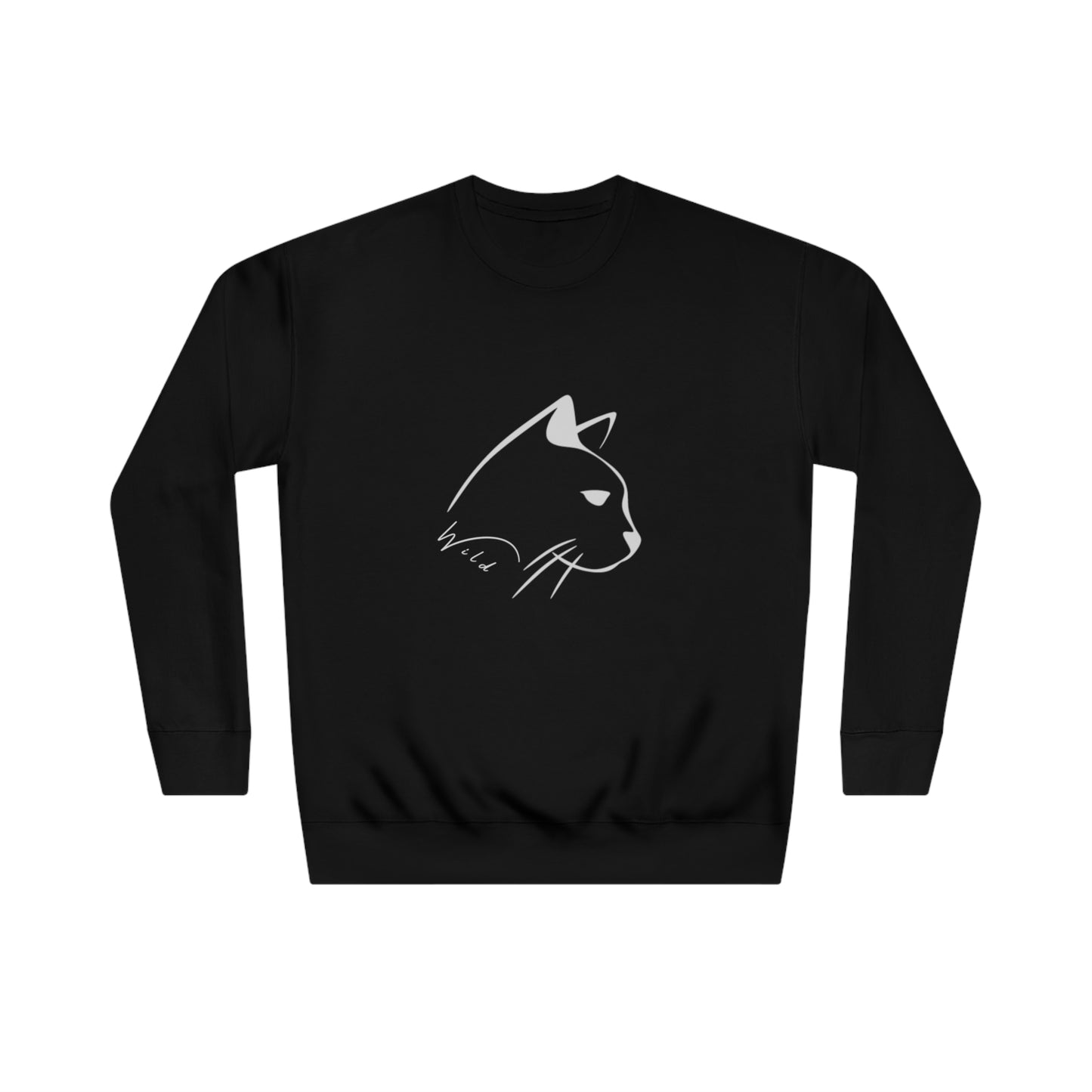 Wild Mountain Cat Unisex Crew Sweatshirt