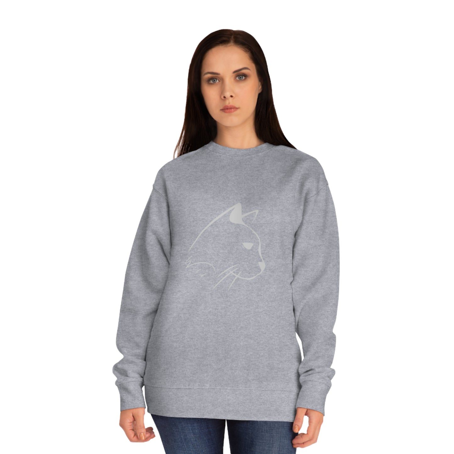 Wild Mountain Cat Unisex Crew Sweatshirt