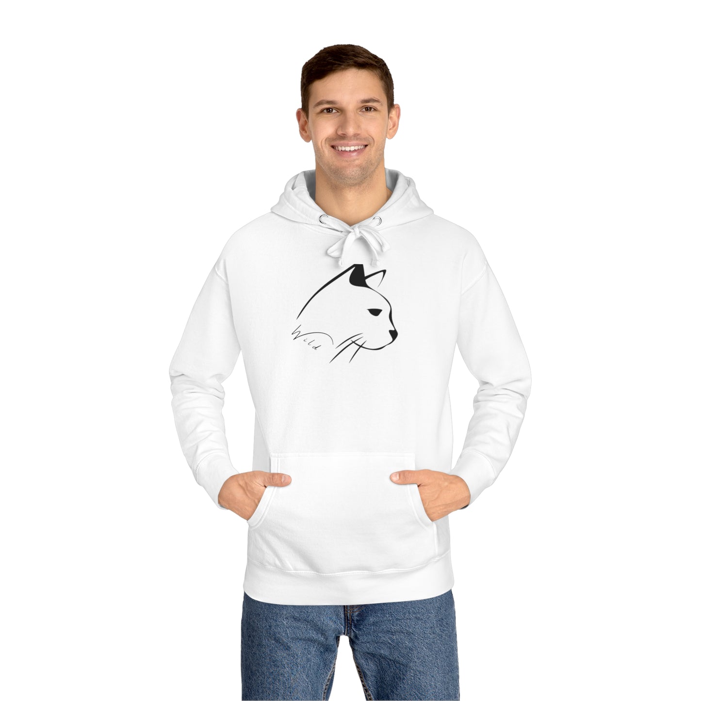 Wild Cat Mountain Unisex Fleece Hoodie