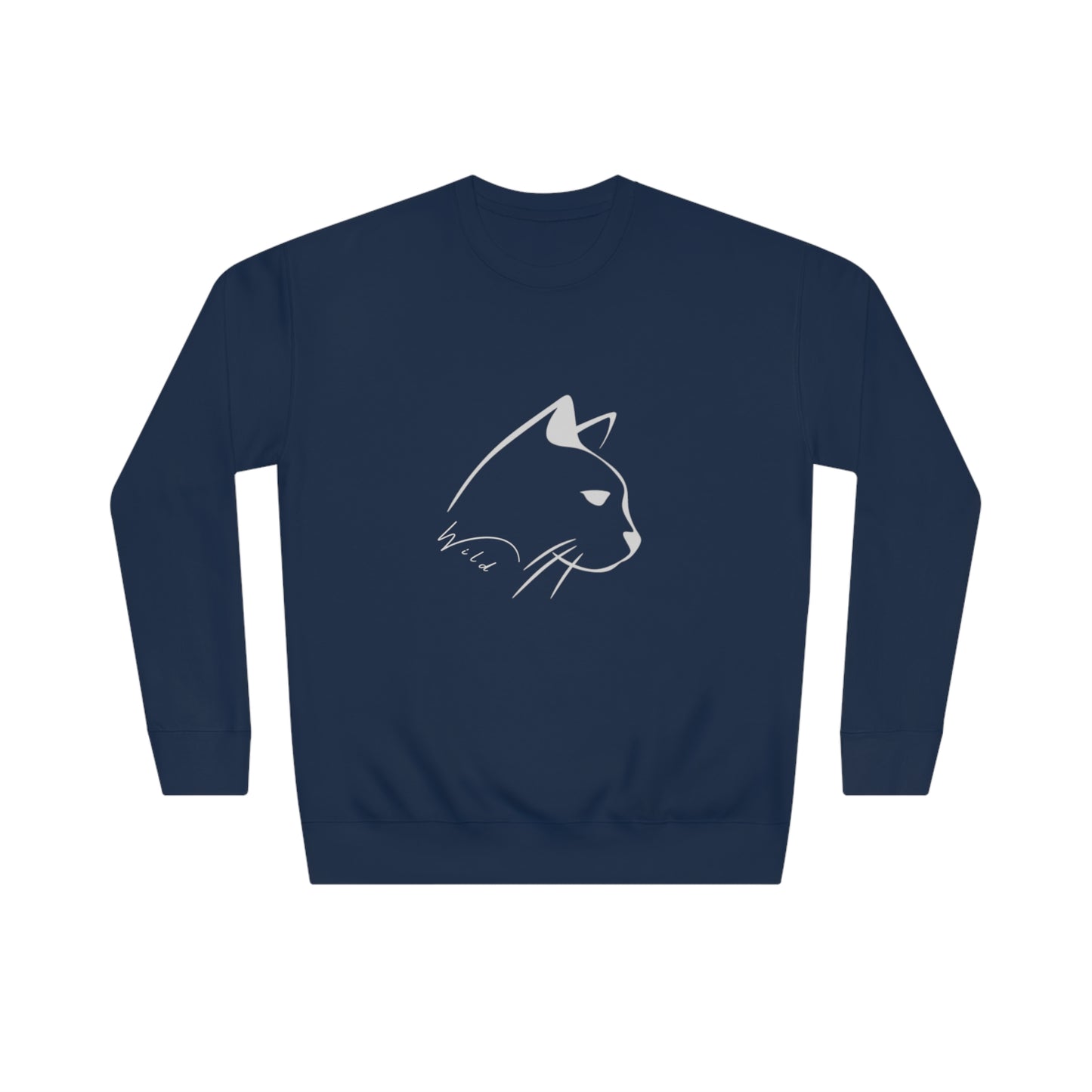 Wild Mountain Cat Unisex Crew Sweatshirt