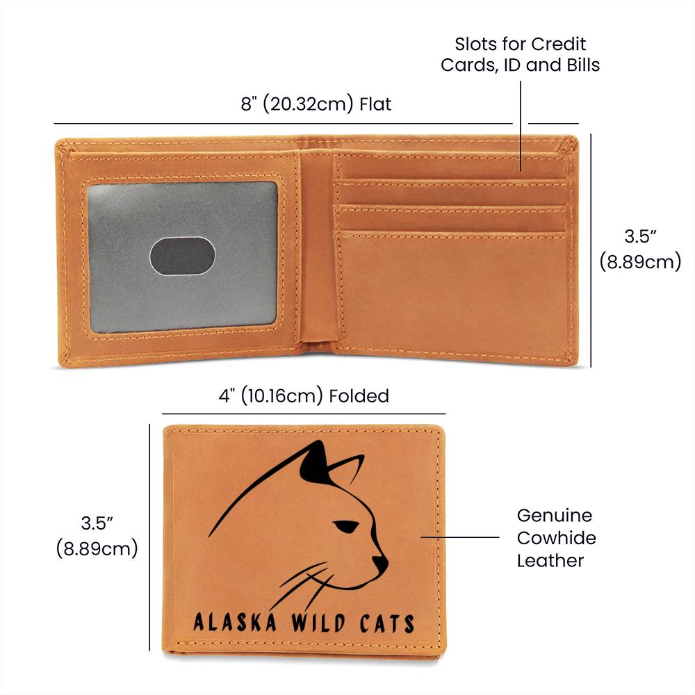 Graphic Leather Wallet