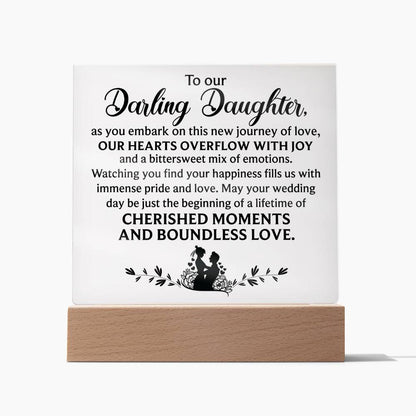 To Our Darling Daughter | A Special Acrylic Plaque