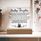 To Our Darling Daughter | A Special Acrylic Plaque