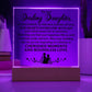 To Our Darling Daughter | A Special Acrylic Plaque