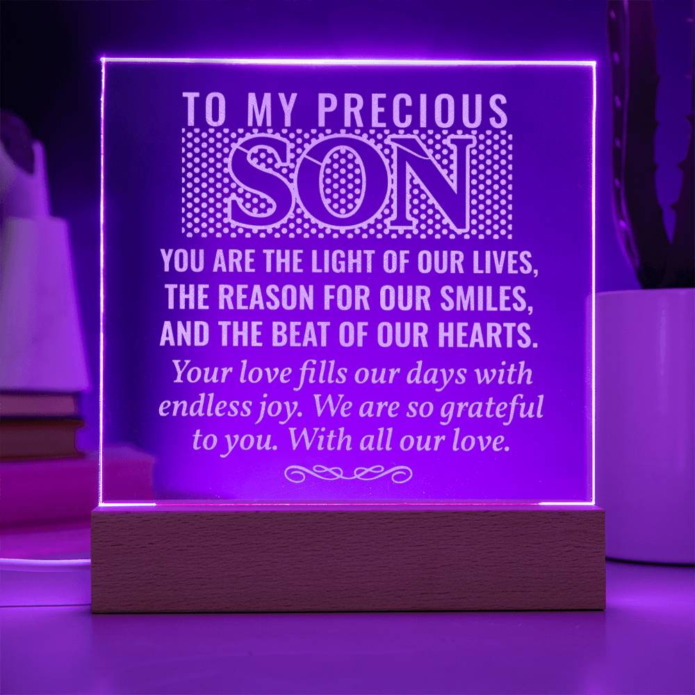 To Our Precious Son | The Light