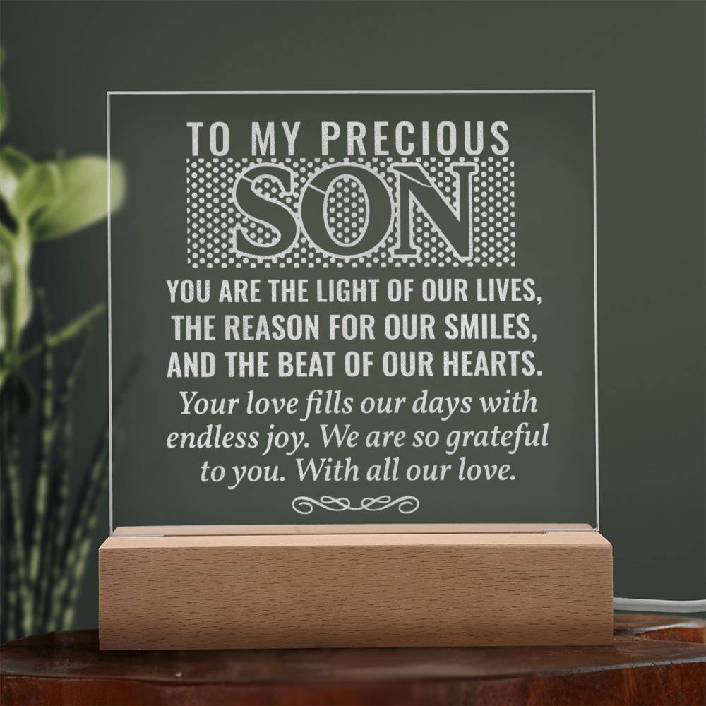 To Our Precious Son | The Light