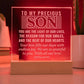 To Our Precious Son | The Light