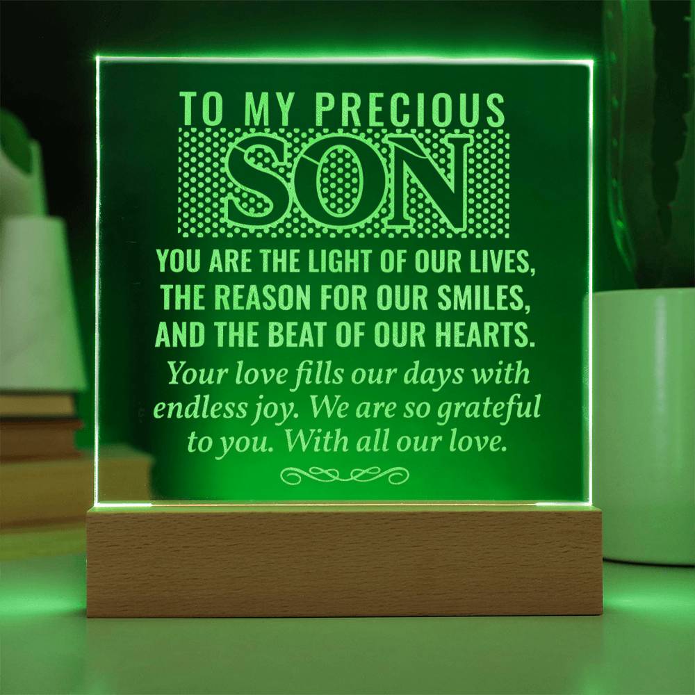 To Our Precious Son | The Light