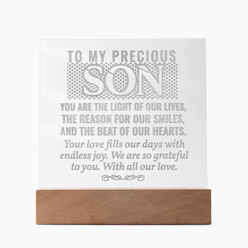 To Our Precious Son | The Light