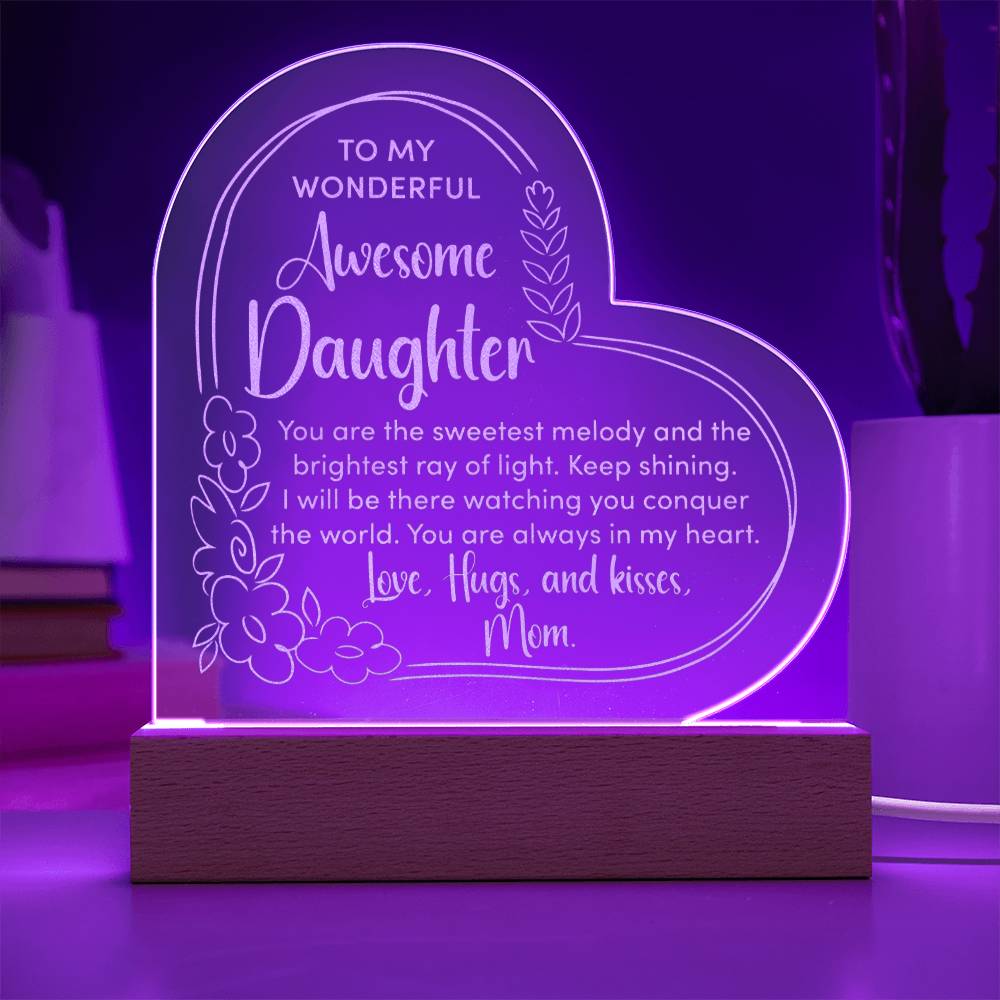 To My Awesome Daughter - Engraved