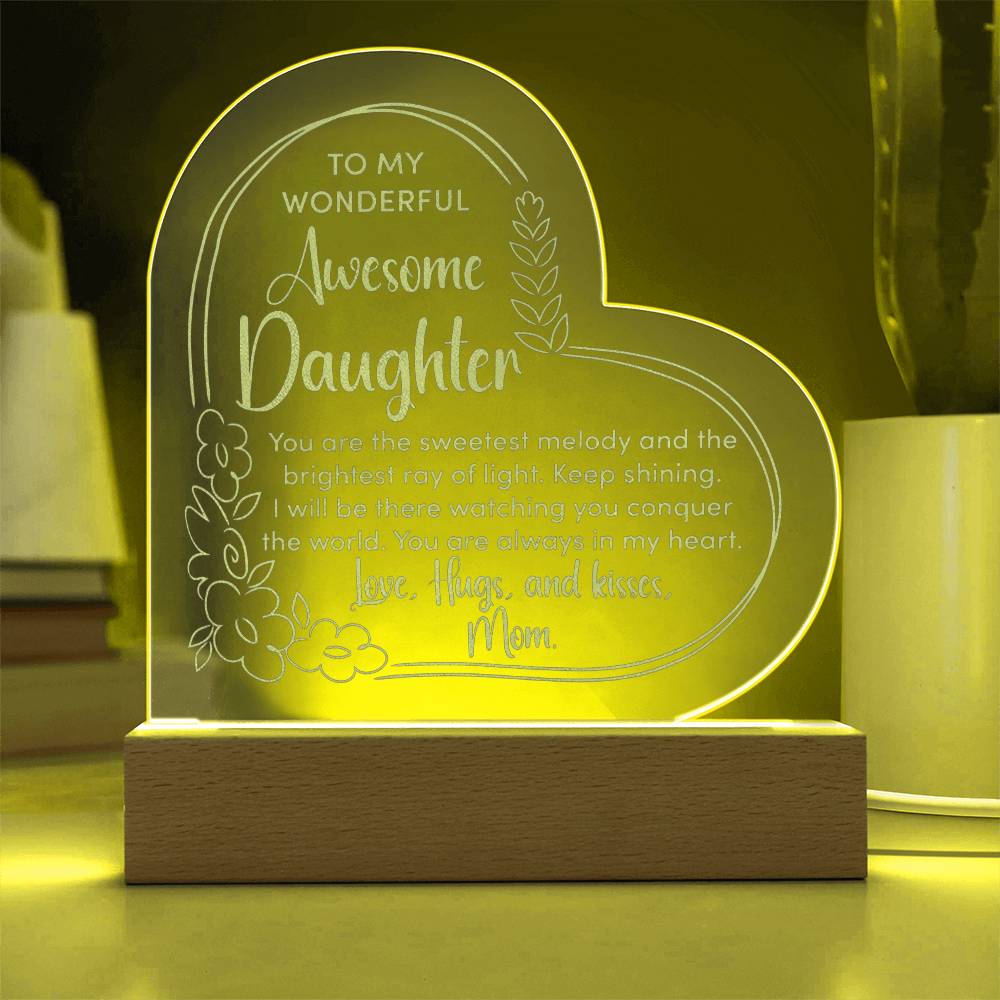 To My Awesome Daughter - Engraved